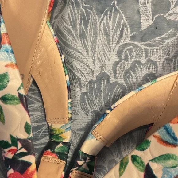 Vince Camuto Floral Slingback Heels - Picture 10 of 10